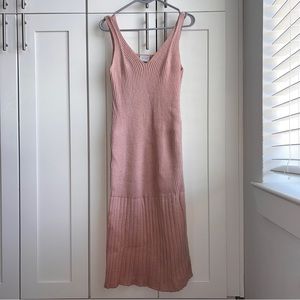 Pink Rue Stiic knit sweater dress